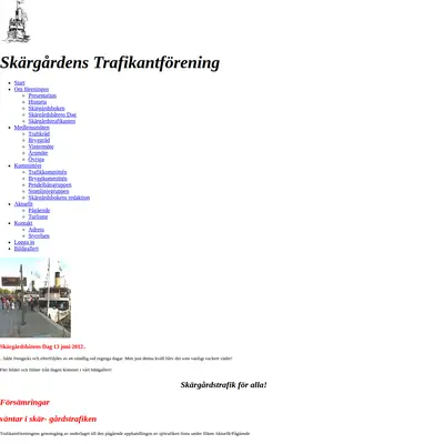 SKÄRGÅRDSTRAFIKANTEN startsida 2013