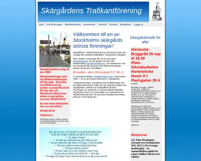 SKÄRGÅRDSTRAFIKANTEN startsida 2020