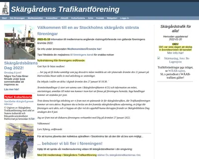 SKÄRGÅRDSTRAFIKANTEN startsida 2022