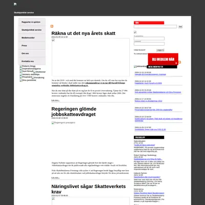 skattebetalarna.se startsida 2010