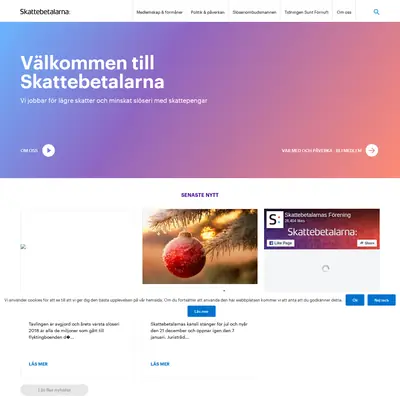 skattebetalarna.se startsida 2019