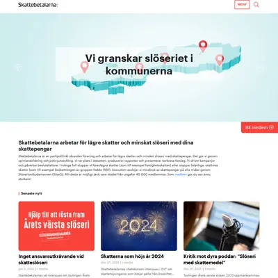 skattebetalarna.se startsida 2024