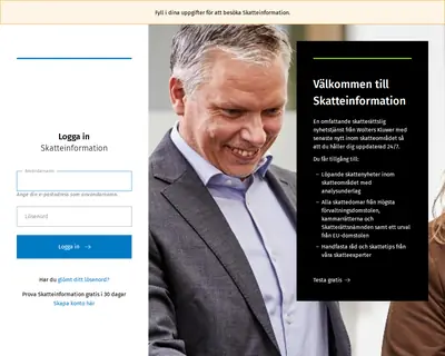 Skatteinformation startsida 2025