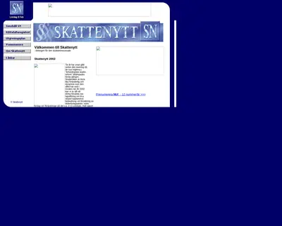 Skattenytt startsida 2003