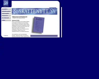 Skattenytt startsida 2004