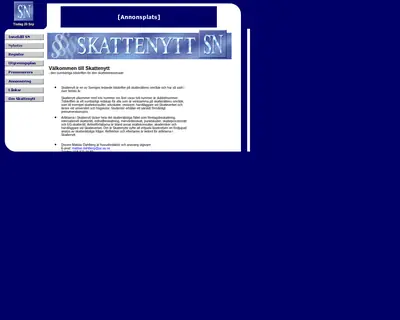 Skattenytt startsida 2006