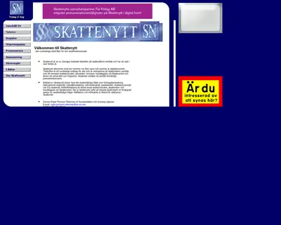 Skattenytt startsida 2011