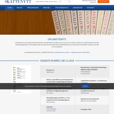 Skattenytt startsida 2019