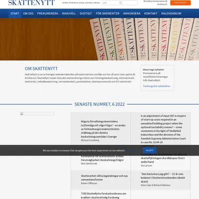 Skattenytt startsida 2023