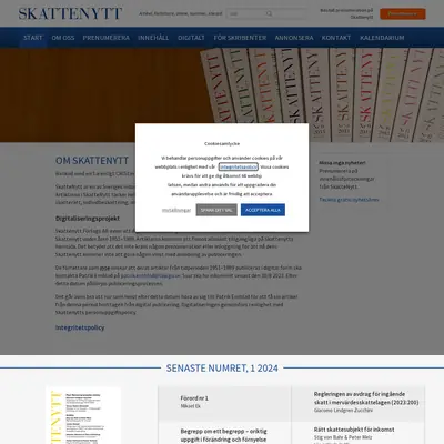 Skattenytt startsida 2024