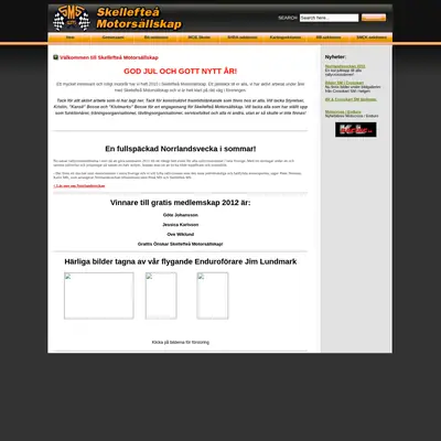 Klutmarksbanan Skellefteå Motorsällskap startsida 2011