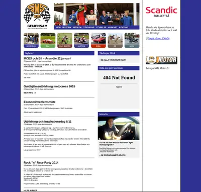 Klutmarksbanan Skellefteå Motorsällskap startsida 2015