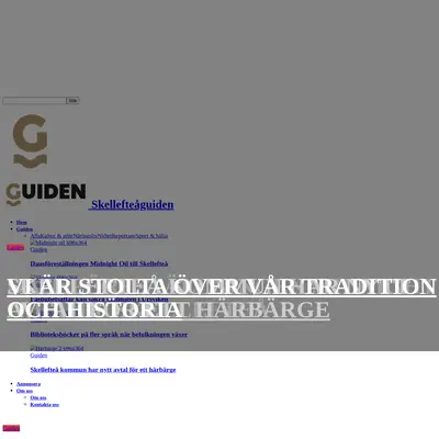 Skellefteå Guiden startsida 2024