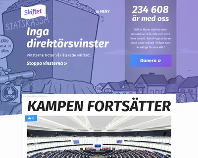 skiftet.org startsida 2017