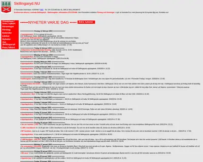 Skillingaryd.Nu startsida 2003