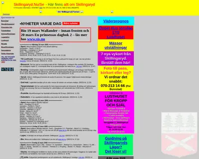 Skillingaryd.Nu startsida 2005