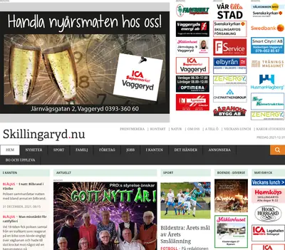 Skillingaryd.Nu startsida 2022