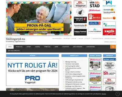Skillingaryd.Nu startsida 2024