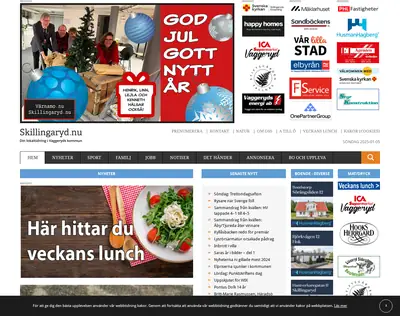 Skillingaryd.Nu startsida 2025