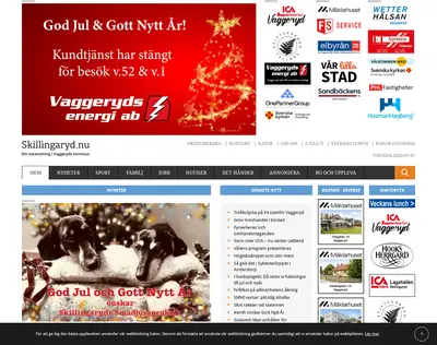 Skillingaryd.Nu startsida 2026