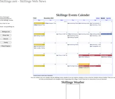 skillinge.net startsida 2010