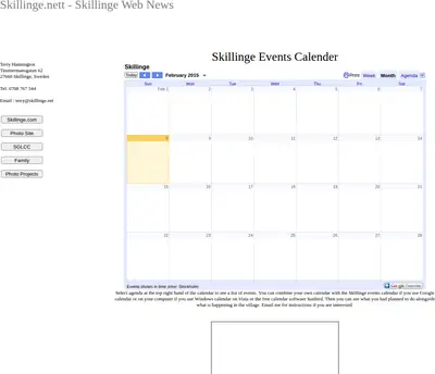 skillinge.net startsida 2011