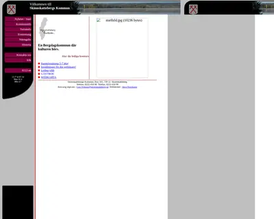 www.skinnskatteberg.se startsida 2000