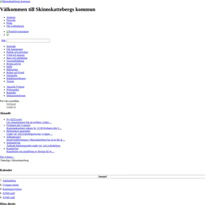 www.skinnskatteberg.se startsida 2007