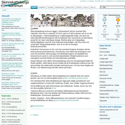 www.skinnskatteberg.se startsida 2012