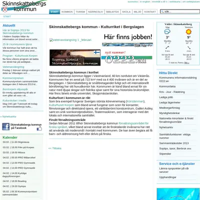 www.skinnskatteberg.se startsida 2013