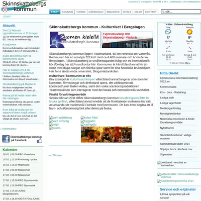 www.skinnskatteberg.se startsida 2014