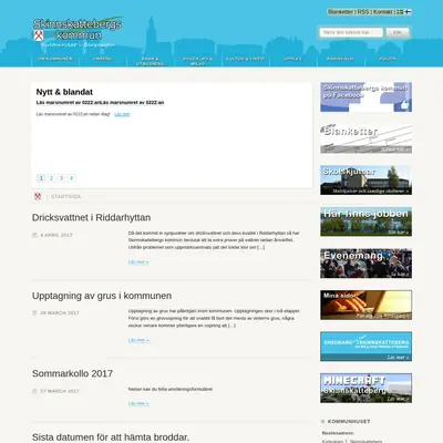 www.skinnskatteberg.se startsida 2017