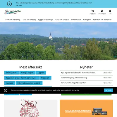 www.skinnskatteberg.se startsida 2022