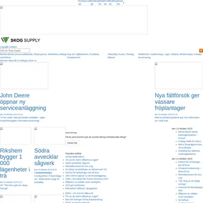 skog-supply.se startsida 2015