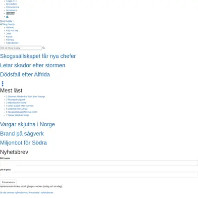 skog-supply.se startsida 2019