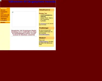 Skogakyrkan startsida 2007