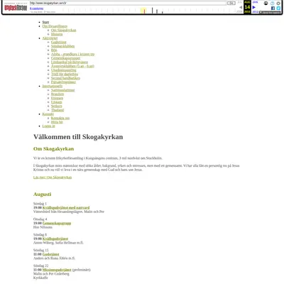 Skogakyrkan startsida 2013