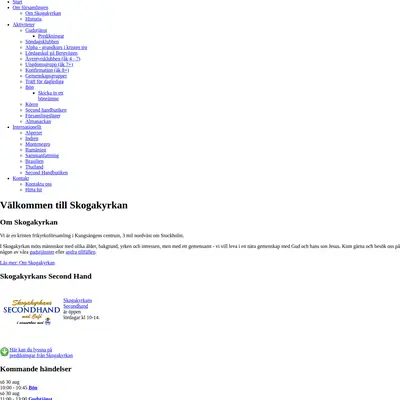 Skogakyrkan startsida 2015