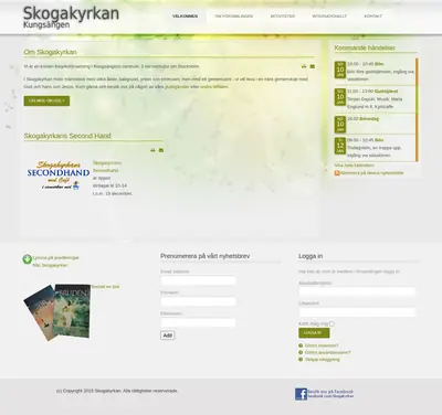 Skogakyrkan startsida 2016