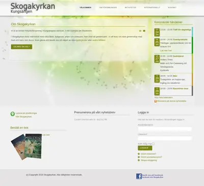Skogakyrkan startsida 2019