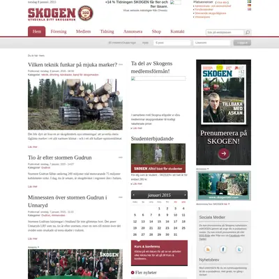 www.skogen.se startsida 2015