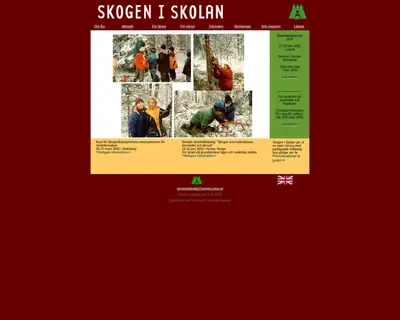 www.skogeniskolan.se startsida 2003