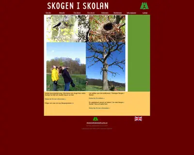 www.skogeniskolan.se startsida 2006