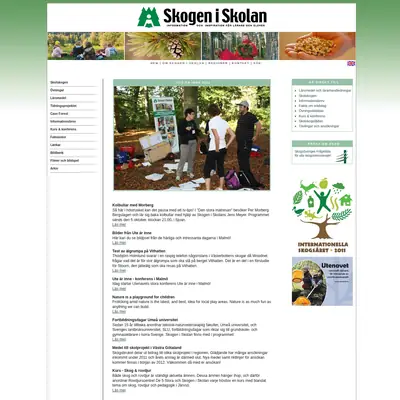 www.skogeniskolan.se startsida 2011