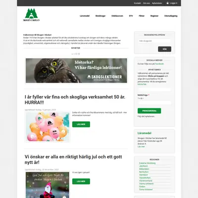www.skogeniskolan.se startsida 2023