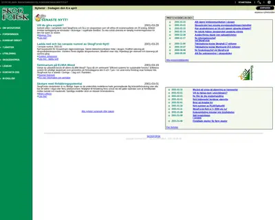 www.skogforsk.se startsida 2001