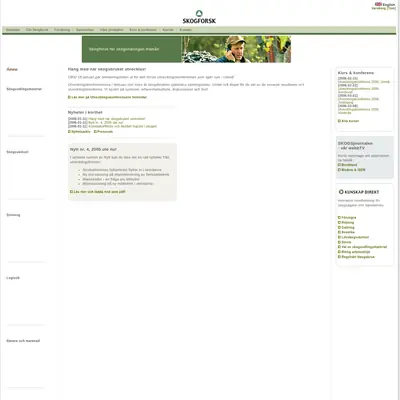 www.skogforsk.se startsida 2006