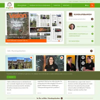 www.skogforsk.se startsida 2021