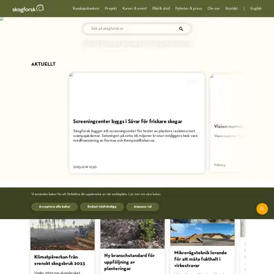 www.skogforsk.se startsida 2026