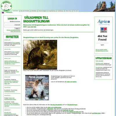 www.skogkattslingan.com startsida 2015